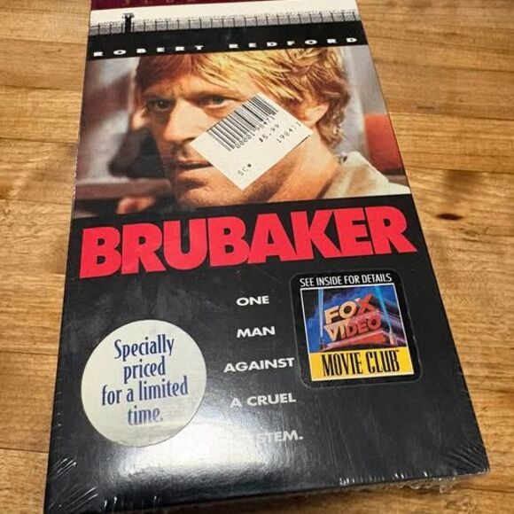 Unbranded Other - Brubaker VHS new Movie Robert Redford